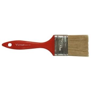 WHITE BRISTLE PAINT BRUSH, STRAIGHT, 50MM